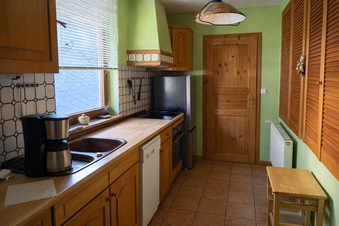 Wohnbereich in der Finnhütte
